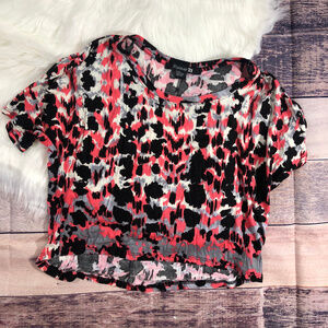 Forever 21 Printered Crop Top - Large